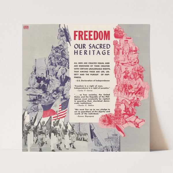 July 4th Poster – Manila Poster No. 10 by U.S. Information Agency