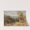 Junction of the Llugwy and Conway by David Cox Jnr