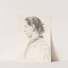Junge Frau im Profil (1900) by Konrad Böse