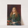 Junge Frau in historischem Kostüm by Ignace Spiridon