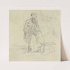 Junge Mutter und Kind, sitzend by Anton Burger