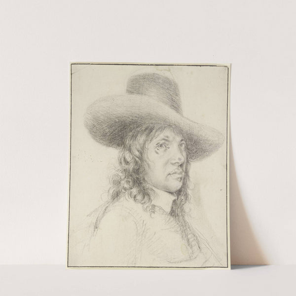 Junger Mann mit Hut nach rechts by Étienne Fessard