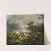 Junges Bauernpaar auf dem Feld rastend (1829) by Friedrich August Matthias Gauermann