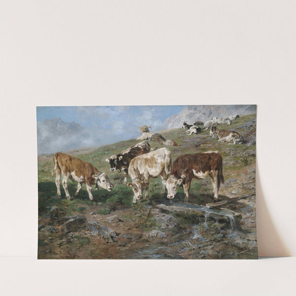 Jungvieh am Klausenpaß (1904) by Anton Braith
