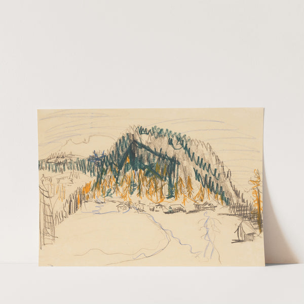 Junkerboden (Landschaft bei Davos) (1937) by Ernst Ludwig Kirchner