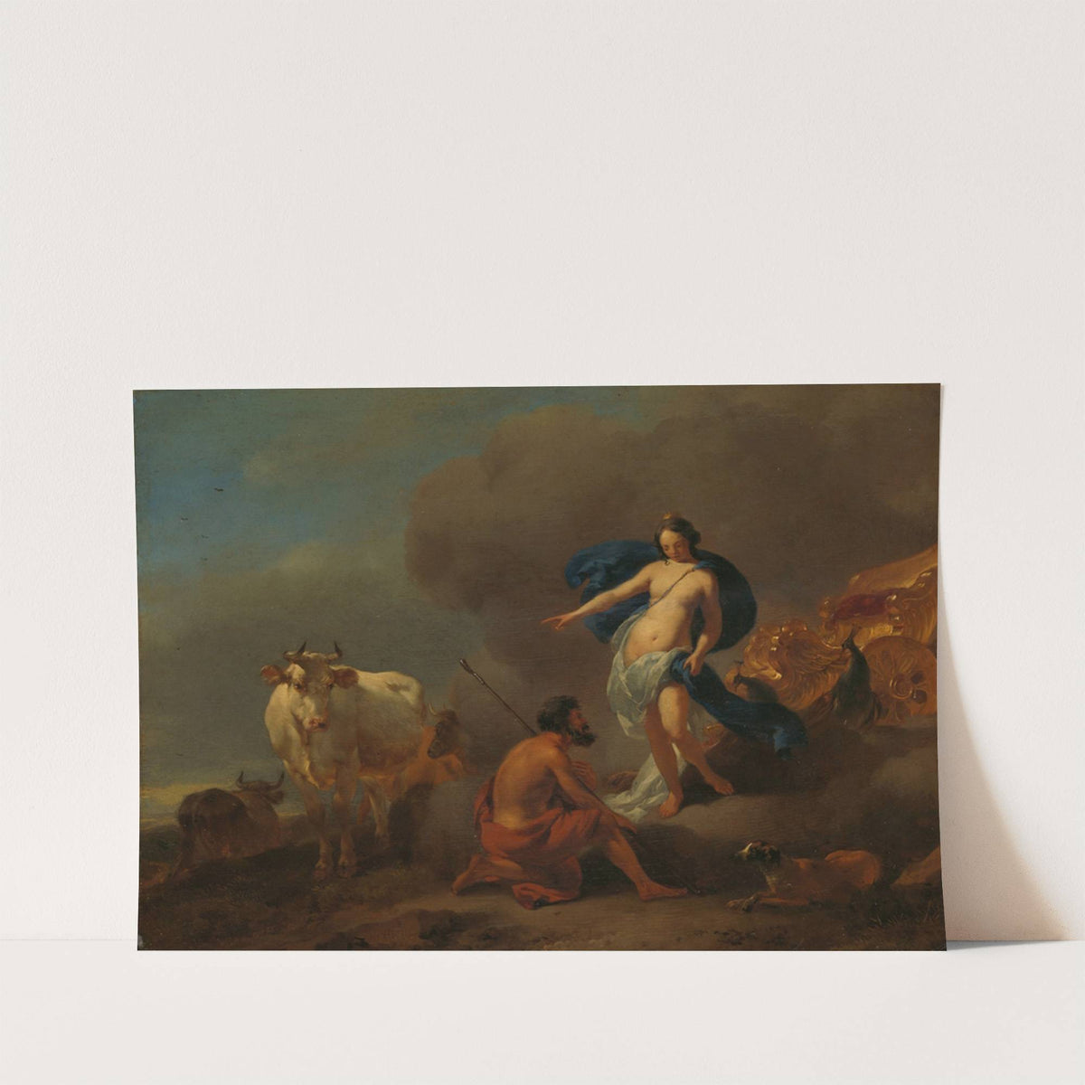 Juno Commanding Argus to Keep Watch on Io by Nicolaes Pietersz. Berchem