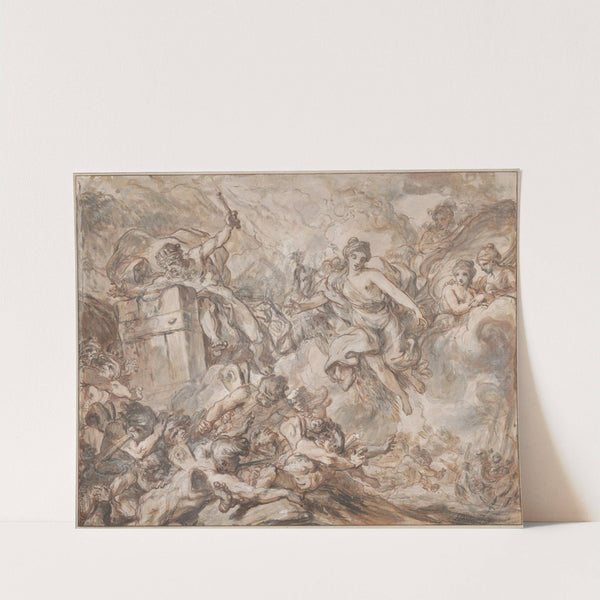 Juno Ordering Aeolus to Unleash the Winds by Louis Durameau