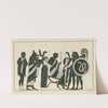 Jupiter, about to give birth to Minerva, is attended by two Eileithyias (goddesses of birth), and Apollo, Mercury, Hercules and Mars (1844-1861) by A. Rey