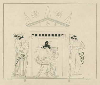 Jupiter with the lyre, Juno at left (1844-1861)
