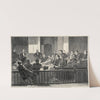 Jurors Listening to Counsel, Supreme Court, New City Hall, New York (1869) by Winslow Homer