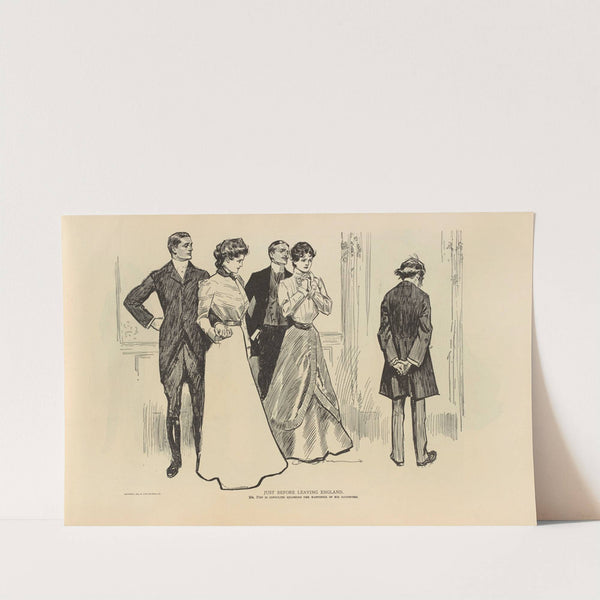 Just before leaving England (1893-1900) by Charles Dana Gibson