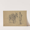 Just from Chancellorsville. An amateur quartermaster by Edwin Forbes
