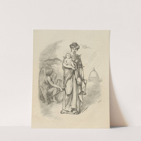 Justice brings peace (1877) by Thomas Nast