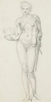 ‘Justice’, Study for a stained glass window in Kolkata Cathedral
