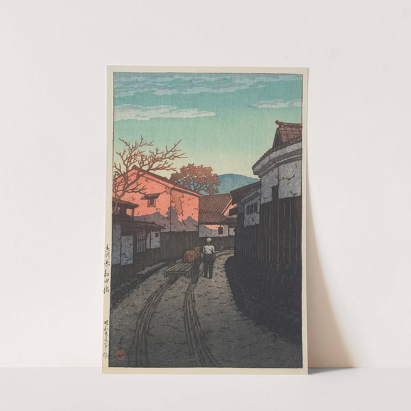 Kagawa-ken Wadahama (Wadahama in Kagawa Prefecture) (1954) by Kawase Hasui