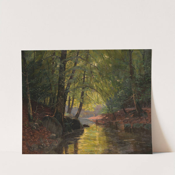 Kahnpartie im Spreewald (1910) by Edward Theodore Compton