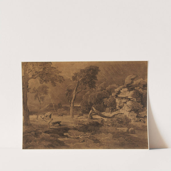 Kains Flucht (1. Mose 4, 16) by Johann Wilhelm Schirmer