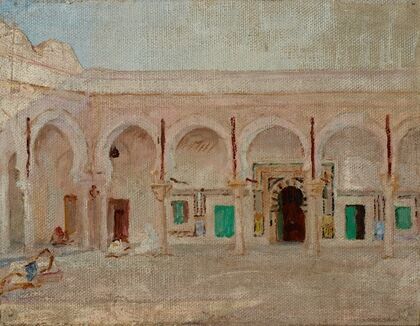 Kairouan (Courtyard in the Mosque of the Sword) (1911)