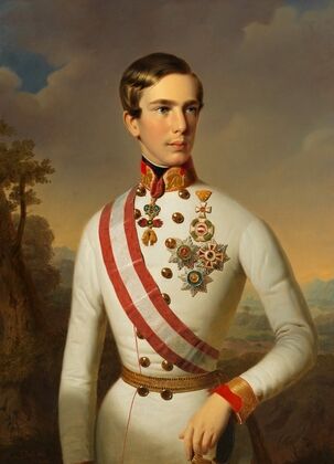 Kaiser Franz Joseph I. in Gala-Feldmarschallsuniform