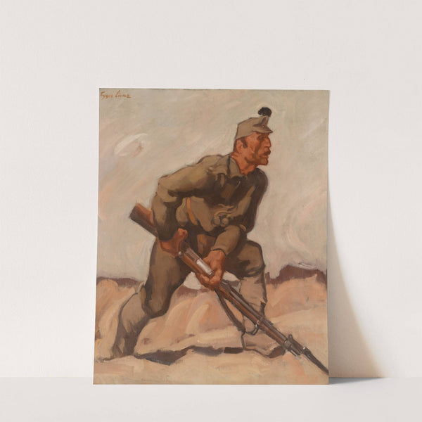 Kaiserschütze (c1916) by Albin Egger Lienz
