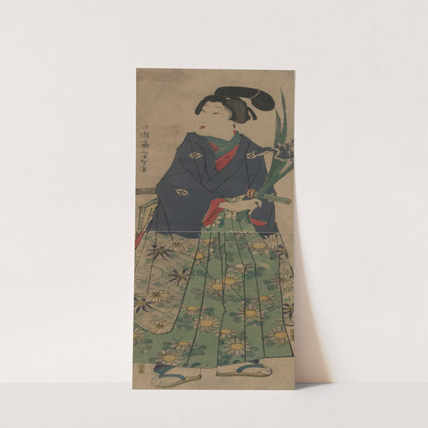 Kakitsubata o matsu wakashū by Tsukioka Yoshitoshi