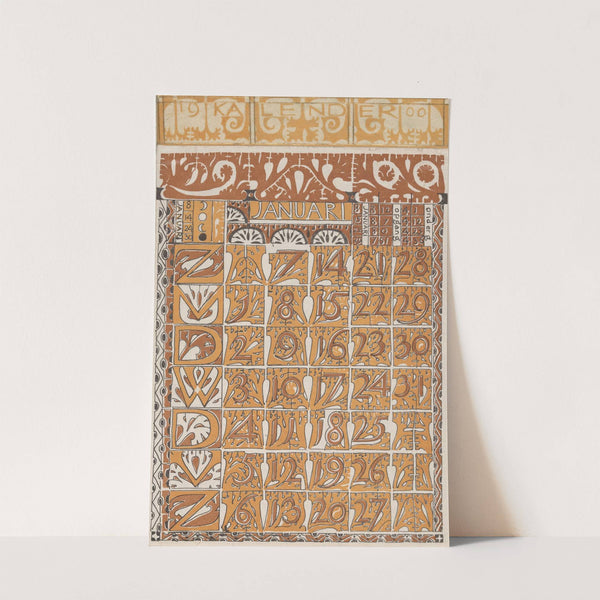 Kalender 1900 (1900) by Carel Adolph Lion Cachet