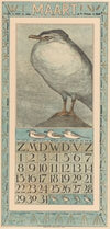 Kalenderblad april met wulp