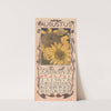 Kalenderblad augustus met zonnebloemen by Theo van Hoytema