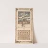Kalenderblad december met mussen in de sneeuw by Theo van Hoytema