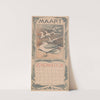 Kalenderblad maart met meeuwen by Theo van Hoytema