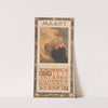Kalenderblad maart met twee hanen by Theo van Hoytema
