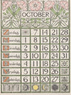 Kalenderblad oktober 1900