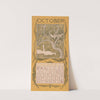 Kalenderblad oktober met zwanen by Theo van Hoytema