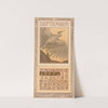 Kalenderblad september met zilverreiger by Theo van Hoytema