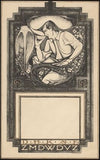 Kalenderschild voor een kalender voor 1919