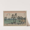 Kanō, from the series Sixty-nine Stations of the Kisokaidō (c. 1835-37) by Andō Hiroshige