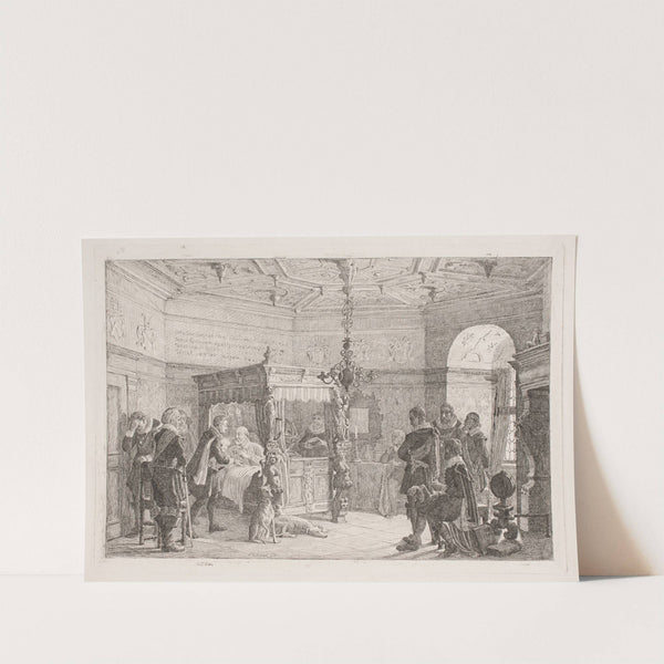 Kansler Niels Kaas&#039; død by Frederik Christian Lund