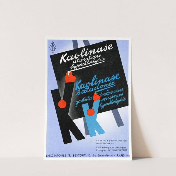 Kaolinase (1910-1950) by Laboratoires G. Beytout