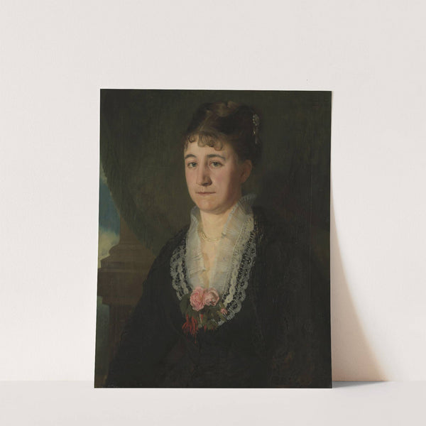 Karen Nielsen, f. Wedel Jarlsberg (1876) by Harriet Backer