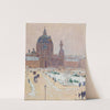Karlskirche im Winter (Church of St. Charles in winter) (1902) by Carl Moll