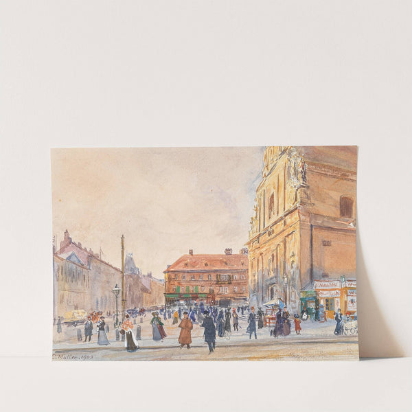 Karmeliterkirche Leopoldstadt by Carl Müller