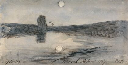 Karnak, 9-30 pm, 22 January 1867
