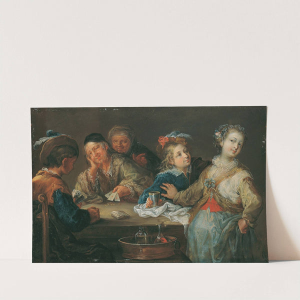 Kartenspieler (As ist Trumpf) by Johann Georg Platzer