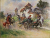 Kasaken plündern eine Burg