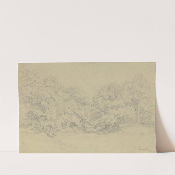 Kastanienwald bei Kronberg by Johann Wilhelm Schirmer