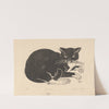 Kat (1880 - 1946) by Henri van der Stok