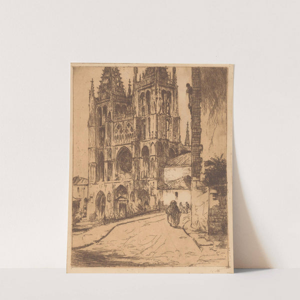 Kathedraal van Burgos (1888-1934) by Willem Adrianus Grondhout