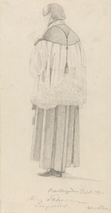 Katolsk geistlig, Berchtesgaden (1837)