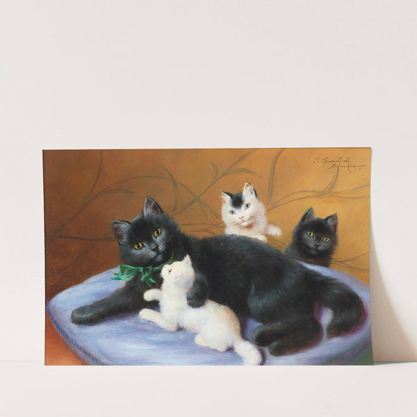 Katzenfamilie by Sophie Sperlich
