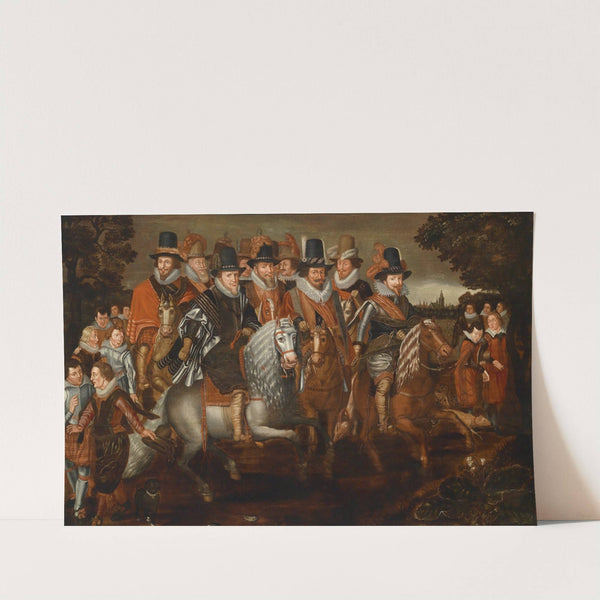 Kavalkade der Prinzen von Nassau by Adriaen Pietersz van de Venne (follower)